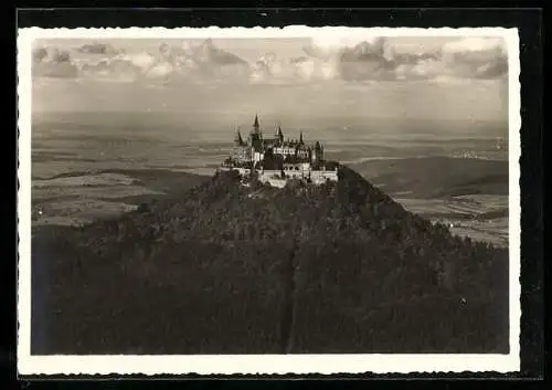 AK Burg Hohenzollern, Blick vom Zellerhorn