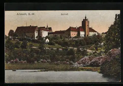 AK Allstedt /S.-W., Blick aufs Schloss