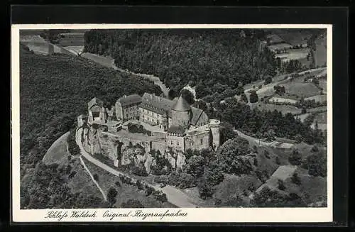 AK Waldeck, Fliegeraufnahme vom Schloss