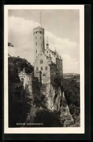 AK Lichtenstein, Blick aufs Schloss