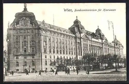 AK Wien I, Ringstrasse, das Kriegsministerium am Stubenring