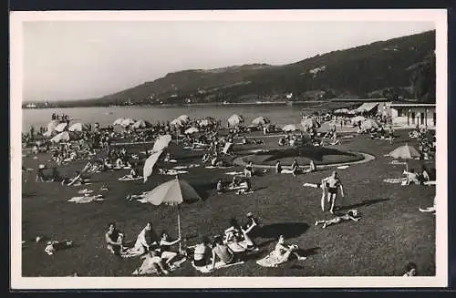 AK Bregenz, Badegäste im Strandbad