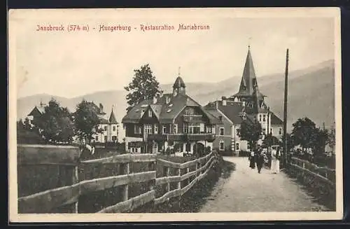 AK Innsbruck, Restaurant Mariabrunn an der Hungerburg