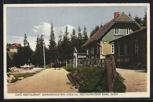 AK Semmering, Café-Restaurant Sonnwendstein, Restaurateur: Karl Duch