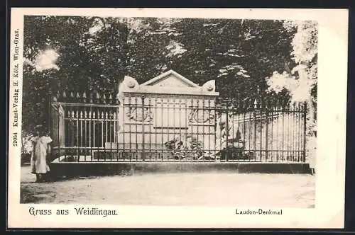 AK Hadersdorf-Weidlingau, Laudon-Denkmal