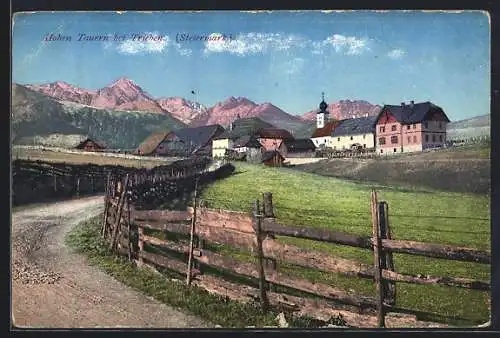 AK Trieben, Panorama mit Hohe Tauern