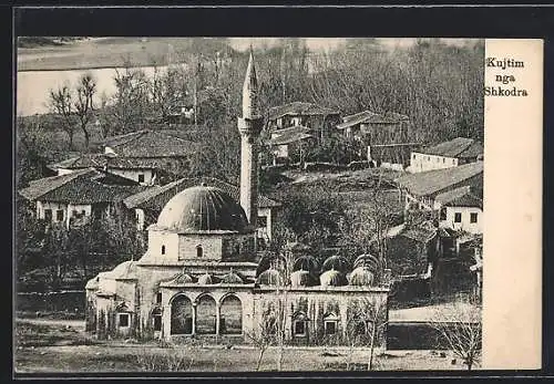 AK Shkodra, Ortspartie mit Moschee