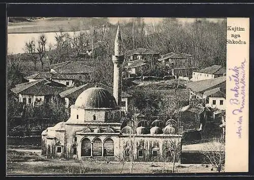 AK Shkodra, Blick auf eine Moschee