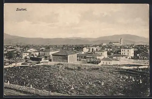 AK Scutari, Blick auf die Stadt