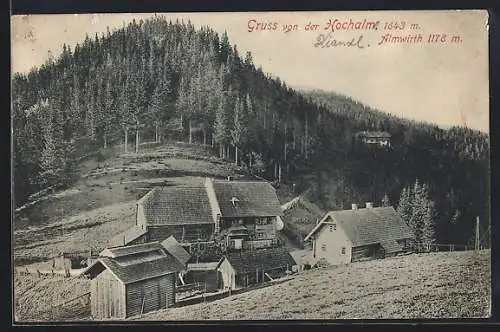 AK Frohnleiten, Hochalm, Gasthaus Almwirth