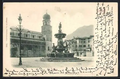 AK Trento, Il Duomo um 1900