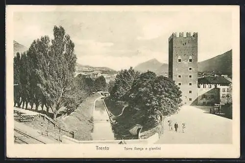 AK Trento, Torre Vanga e giardini