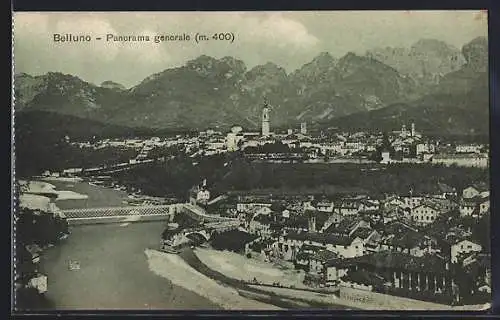 AK Belluno, Panorama dal Jafo occidentale e Torrente Ardo