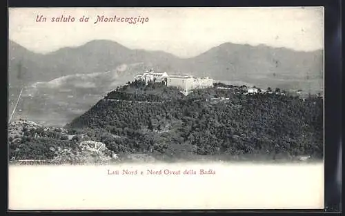 AK Montecassino, Lati Nord e Nord-Ovest della Badia