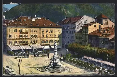 AK Bozen, Blick auf den Walterplatz