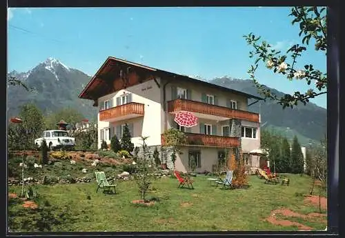 AK Dorf Tirol /Meran, Pension Haus Rimbl