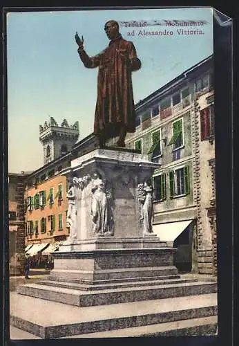 AK Trento, Monumento ad Alessandro Vittoria