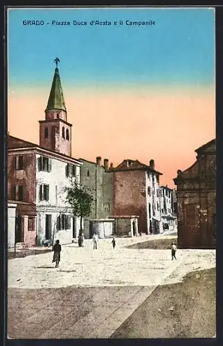 AK Grado, Piazza Duca d'Aosta e il Campanile