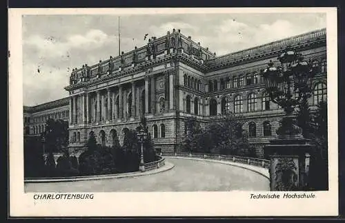 AK Berlin-Charlottenburg, Blick auf die Technische Hochschule