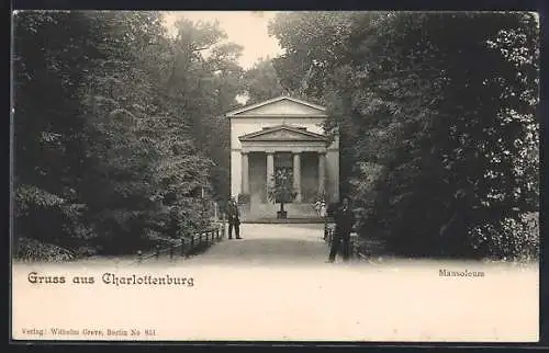 AK Berlin-Charlottenburg, Mausoleum im Park