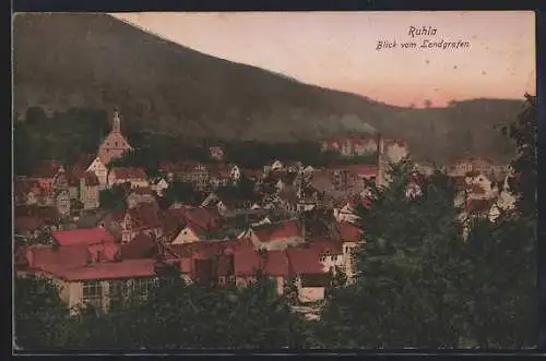 AK Ruhla, Blick vom Landgrafen