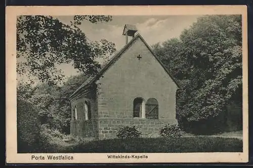 AK Porta Westfalica, Wittekinds-Kapelle