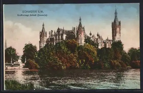 AK Schwerin i. M., Grossherzogliches Schloss Seeseite