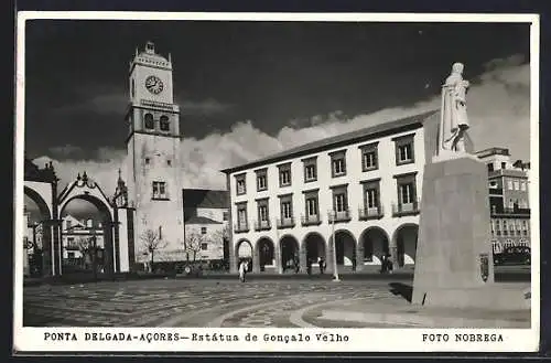 AK Ponta Delgada, Estátua de Goncalo Velho