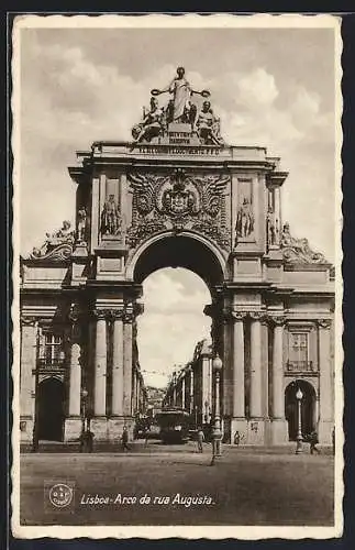 AK Lisboa, Arco da rua Augusta