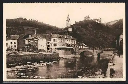 AK Vianden, Les Ruines du Chateau