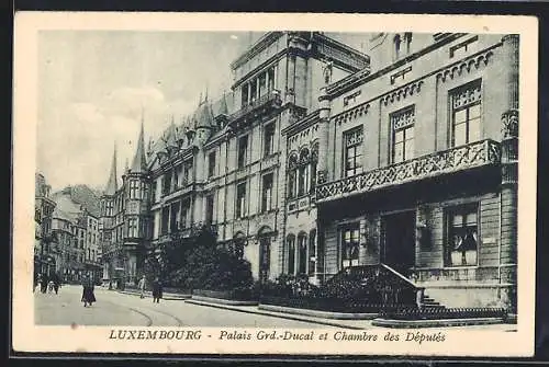 AK Luxembourg, Palais Grd.-Ducal et Chambre des Députés