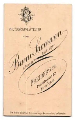 Fotografie Bruno Saemann, Freiberg i. S., Poststrasse 22, Dame mit Fächer und Fellumhang