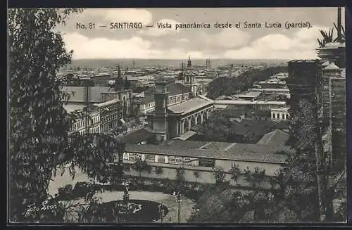 AK Santiago, Vista panorámica desde el Santa Lucia parcial