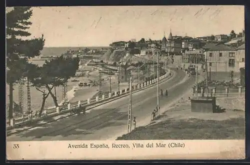 AK Vina del Mar, Avenida Espana, Recreo