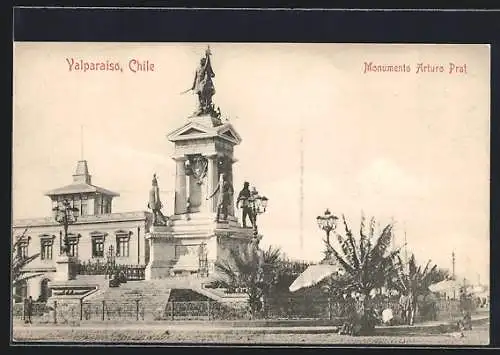 AK Valparaiso, Monumento Arturo Prat