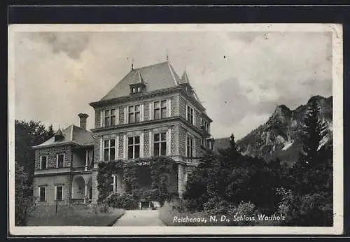 AK Reichenau /N. D., Schloss Wartholz