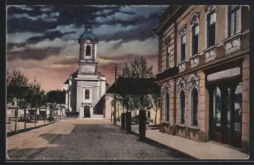 AK Maria-Enzersdorf am Gebirge, Wallfahrtskirche