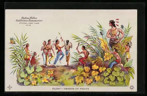 AK Float, Season of Fruits, Hudson-Fulton Celebration Commission, Indianer, Expedition