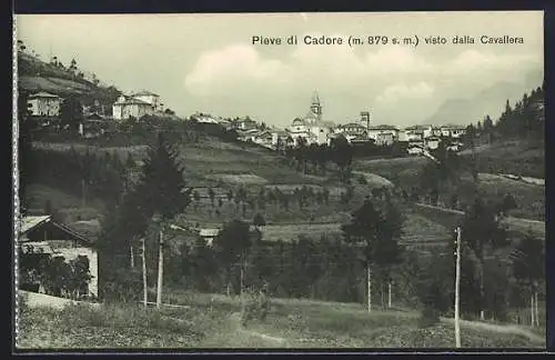 AK Pieve di Cadore, Panorama visto dalla Cavallera