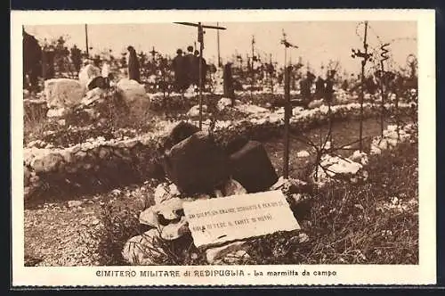 AK Redipuglia, Cimitero militare du redipuglia, La Marmitta da campo