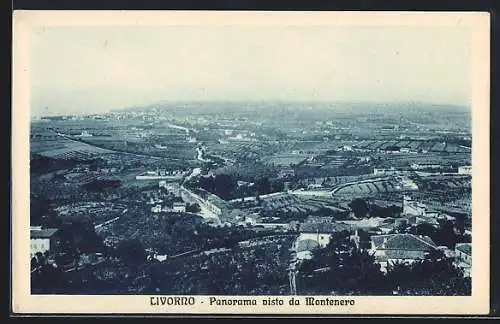 AK Livorno, Panorama visto da Montenero