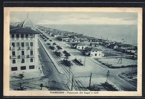 AK Viareggio, Panorama dei bagni e viali