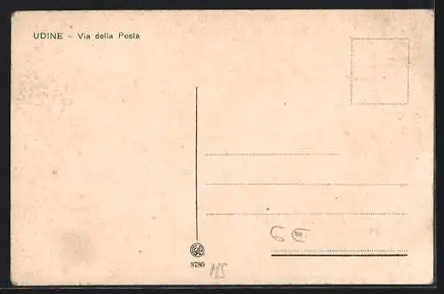 AK Udine, Via della Posta