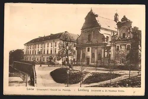 AK Lemberg, Universität u. St. Nicolaus-Kirche