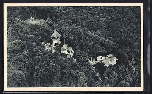 AK Nevicke, Burg aus der Vogelschau