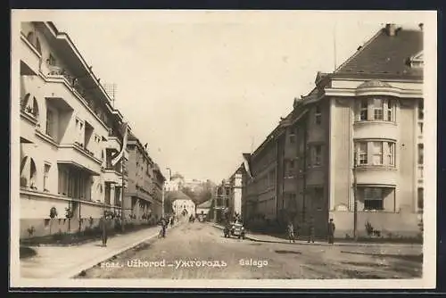 AK Galago, Uzhorod, Strassenpartie