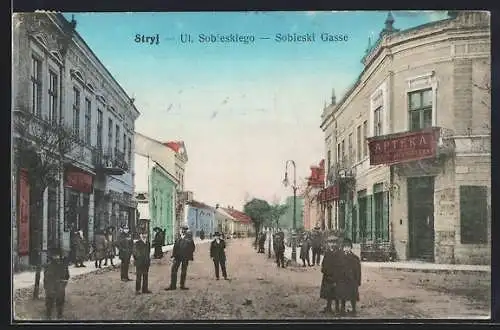 AK Stryj, Apotheke in der Sobieski Gasse