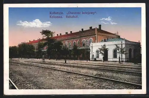 AK Kolomea, Blick auf den Bahnhof