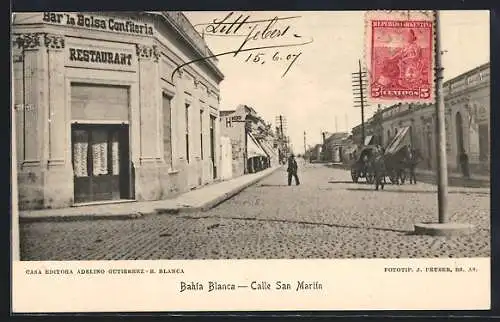 AK Bahía Blanca, Calle San Martin