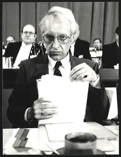 Fotografie WEREK, München, Dr. Edmund Stoiber, Leiter der bayerischen Staatskanzlei